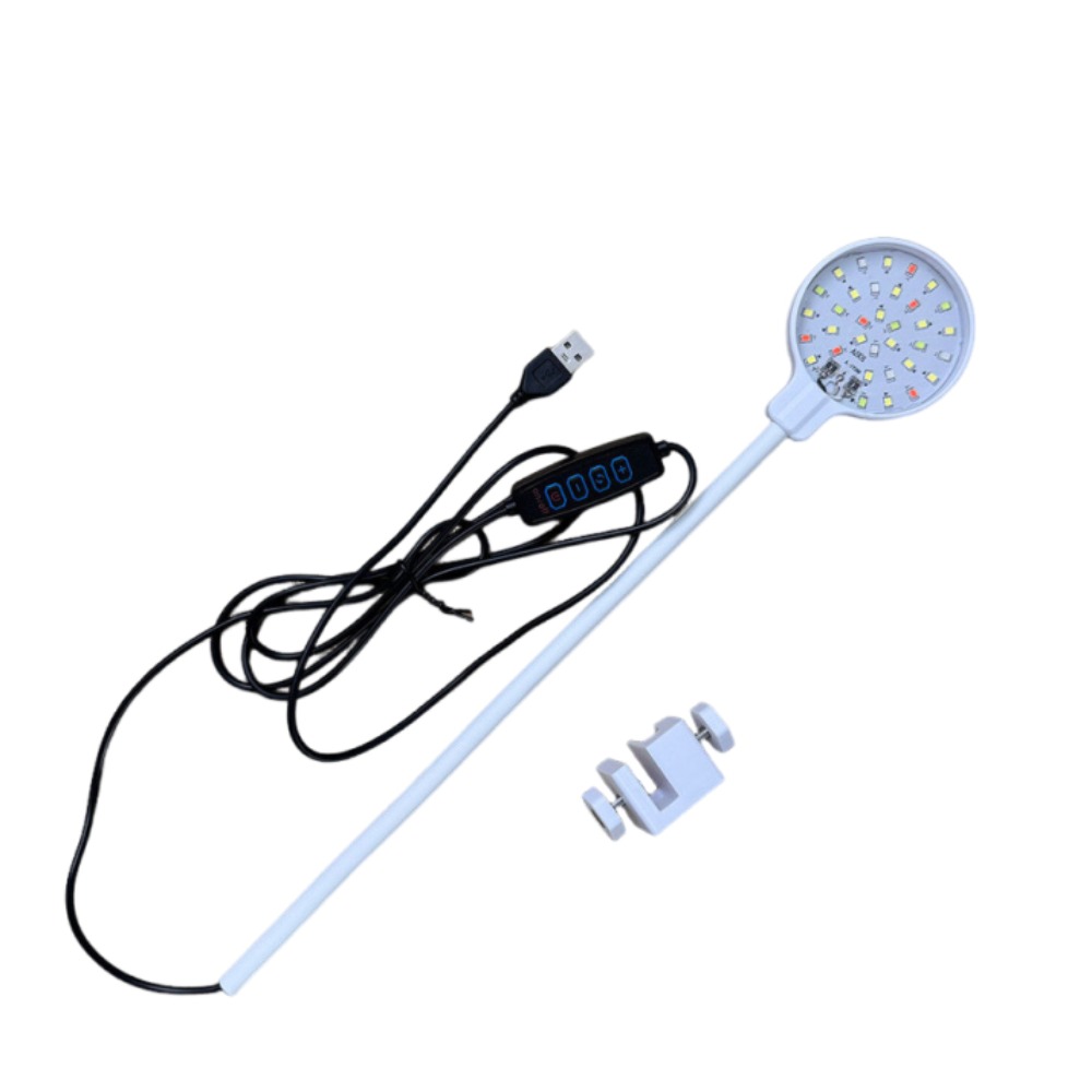 Planted Aquarium Accessories - Obrotowa lampa do akwarium, wodoodporna, 3W