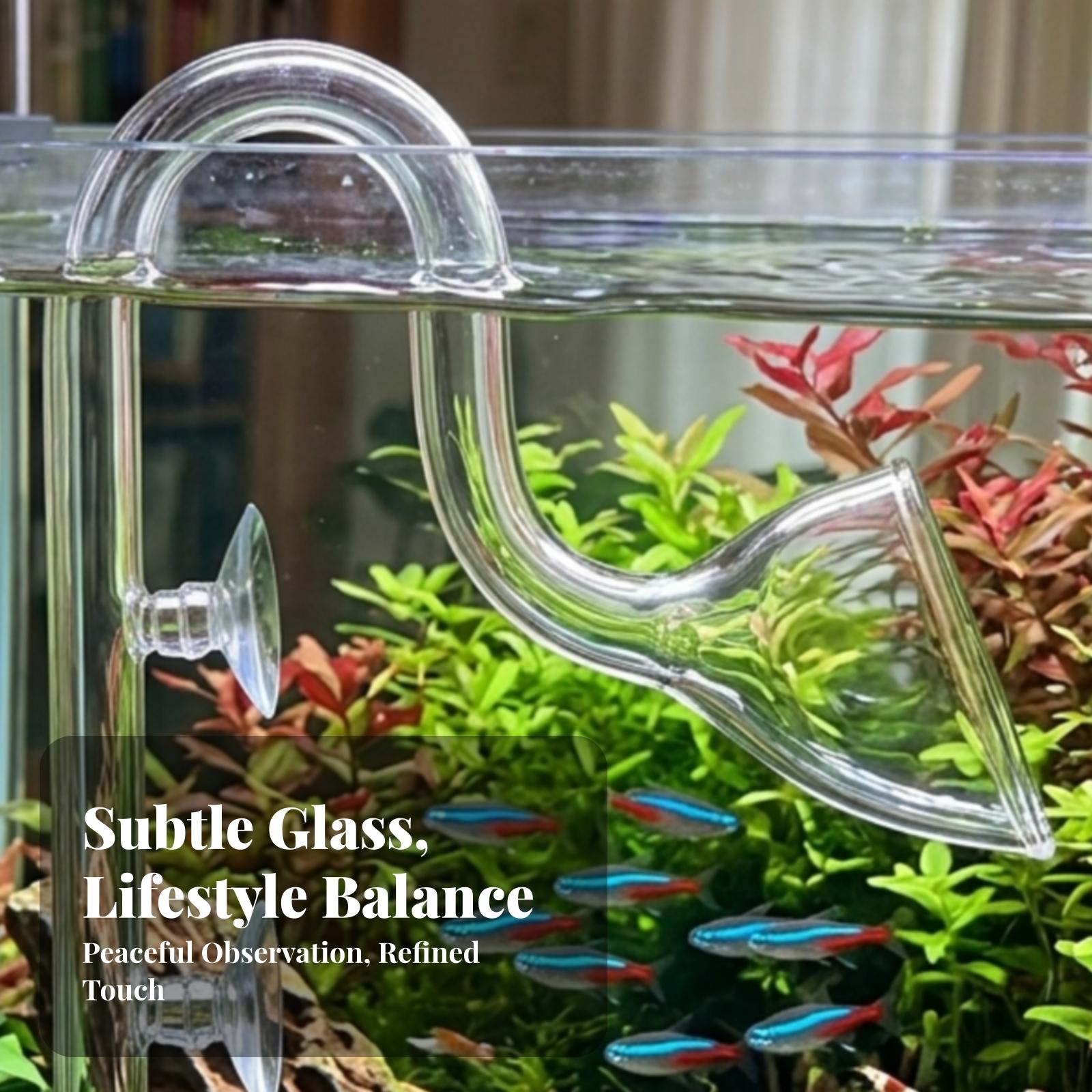 Aquarium Planted Filter - Wlot i wylot filtra akwariowego, przezroczysty