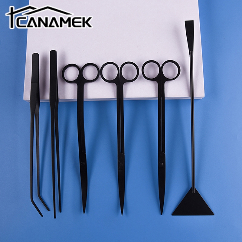 Planted Aquarium Tool Kit - 4/5/6PCS zestaw narzędzi rośliny wodne akwarium