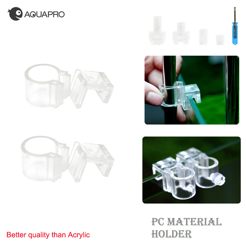 Aquarium Planted Filter - Uchwyt na rura akwariowa wypływ materiał