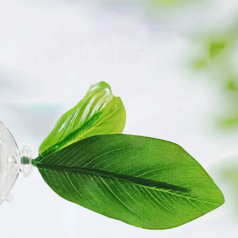 1 szt. Zielony liść-hamak dla  – Planted Aquarium For Betta recenzja i cena
