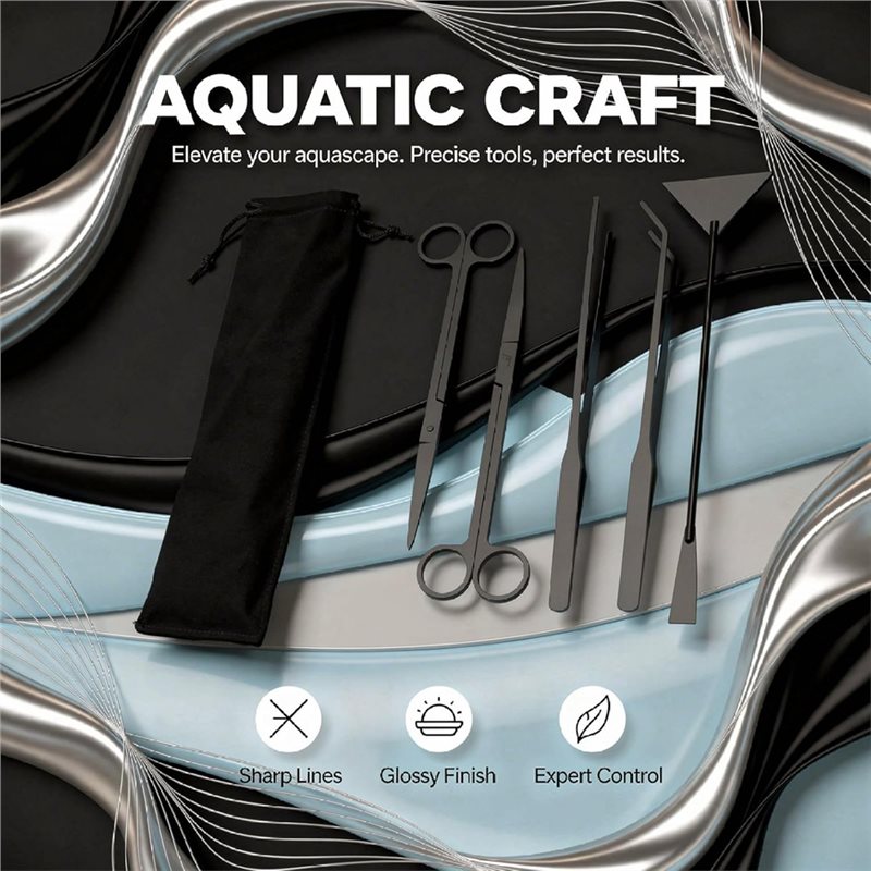 ABLK 5-częściowy zestaw narzęd – Planted Aquarium Tool Kit recenzja i cena