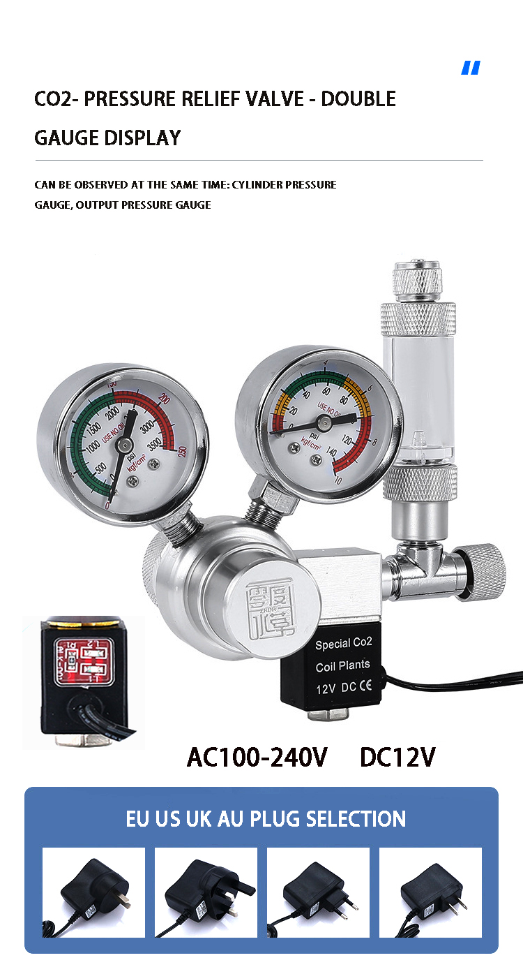 Akwarium regulator CO2 zawór e – Planted Aquarium Parameters recenzja i cena