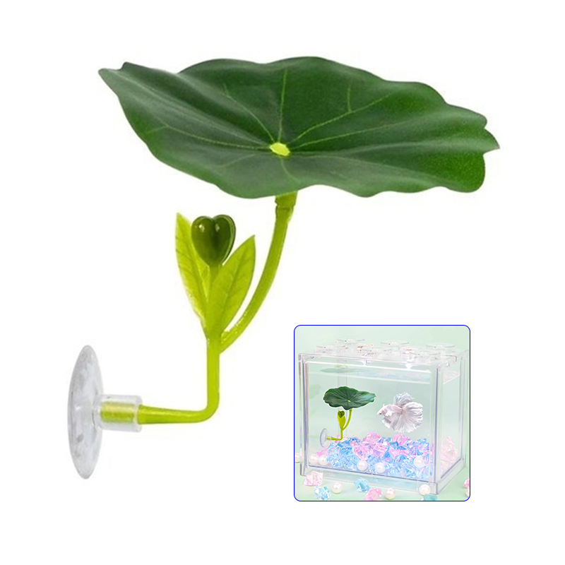 1 szt. Zielony liść-hamak dla  – Planted Aquarium For Betta recenzja i cena