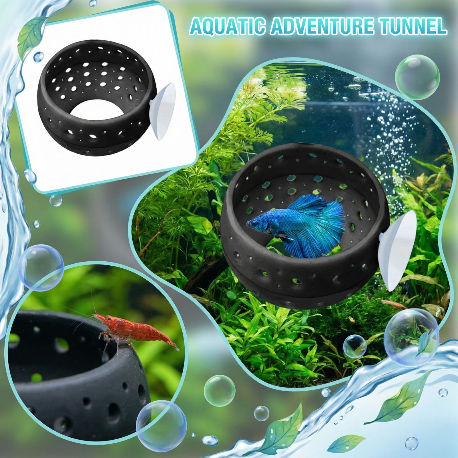 Tunel do ukrycia dla ryb Betta – Planted Aquarium For Betta recenzja i cena
