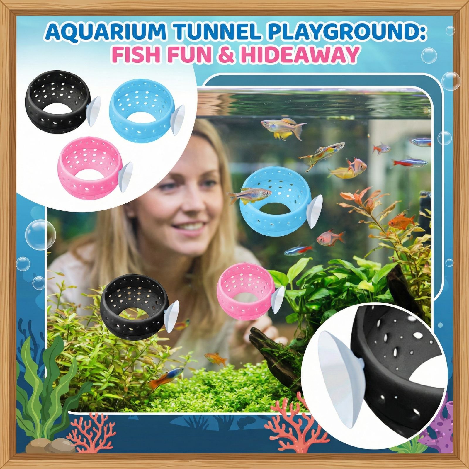 Tunel do ukrycia dla ryb Betta – Planted Aquarium For Betta recenzja i cena