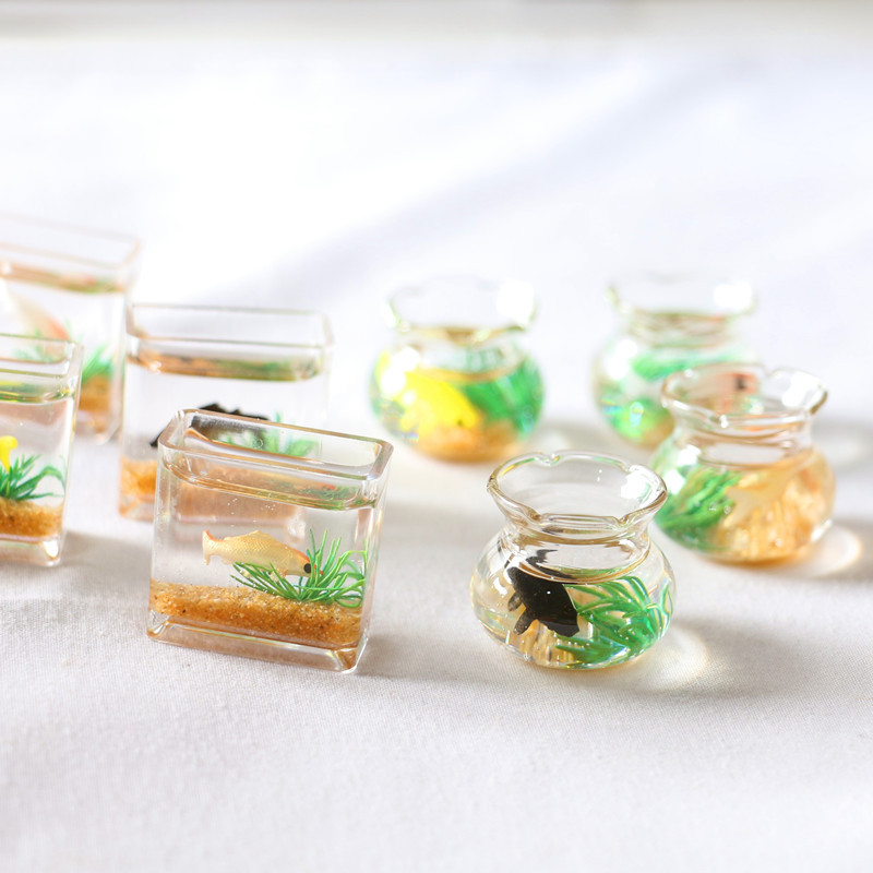 1Pc 1:12 Mini domek dla lalek  – Planted Aquarium Photos recenzja i cena
