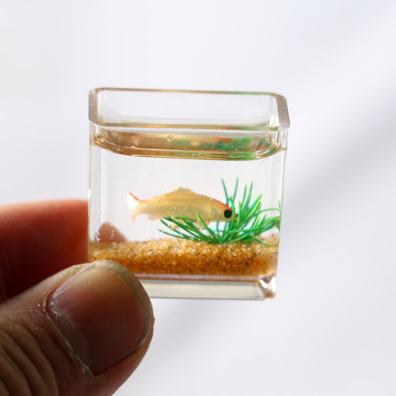 1Pc 1:12 Mini domek dla lalek  – Planted Aquarium Photos recenzja i cena