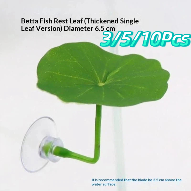 3/5/10 SZT. Plastikowe Liście  – Planted Aquarium For Betta recenzja i cena